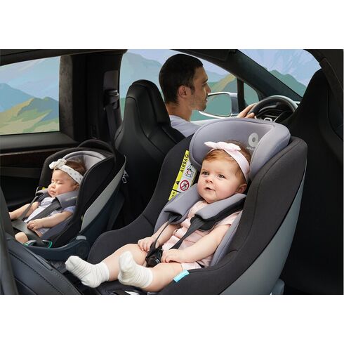 Scaun auto rotativ i-Size Mettro Hub, Dawn Grey 40-105 cm Apramo, Culoare: Gri, Grupa: 0-18kg (0 luni - 4 ani),poza 10