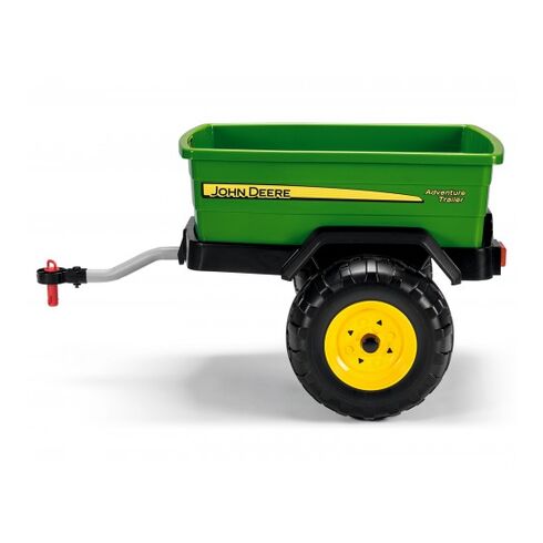 Remorca Peg Perego John Deere Adventure, 3 ani+, Negru / Verde / Galben,poza 3  - ExclusivMAG.ro Remorca Peg Perego John Deere Adventure, 3 ani+, Negru / Verde / Galben,poza 3