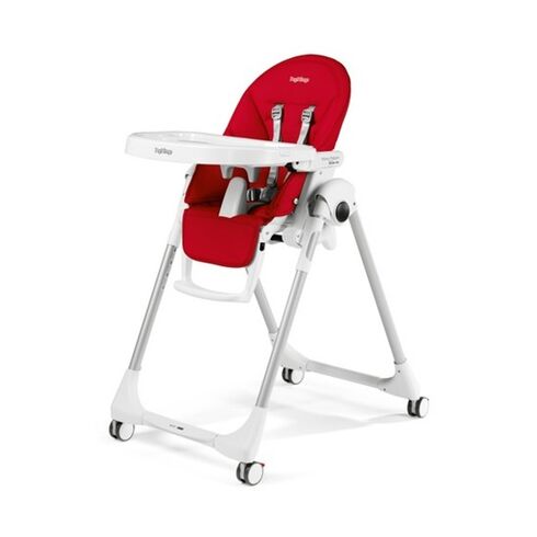 Scaun de masa Prima Pappa Zero, Peg Perego, Follow me, Fragola, Culoare: Rosu