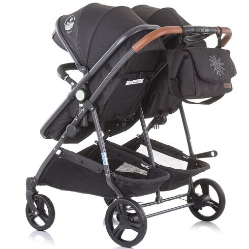 Carucior gemeni Chipolino Duo Smart 2 in 1 Mint, Culoare: Verde,poza 10