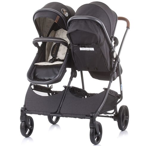 Carucior gemeni Chipolino Duo Smart 2 in 1 Vanilla, Culoare: Crem - poza 11 - ExclusivMAG.ro