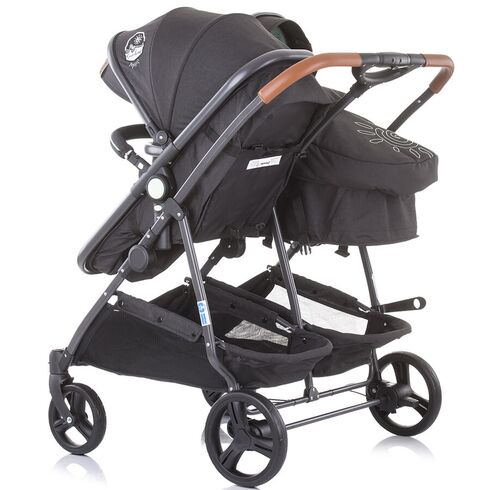 Carucior gemeni Chipolino Duo Smart 2 in 1 Mint, Culoare: Verde,poza 5