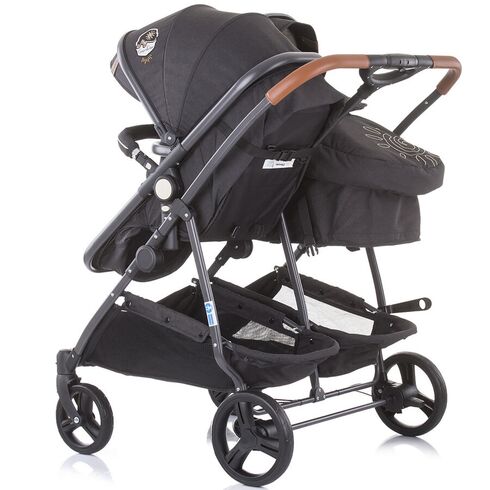Carucior gemeni Chipolino Duo Smart 2 in 1 Vanilla, Culoare: Crem - poza 5 - ExclusivMAG.ro