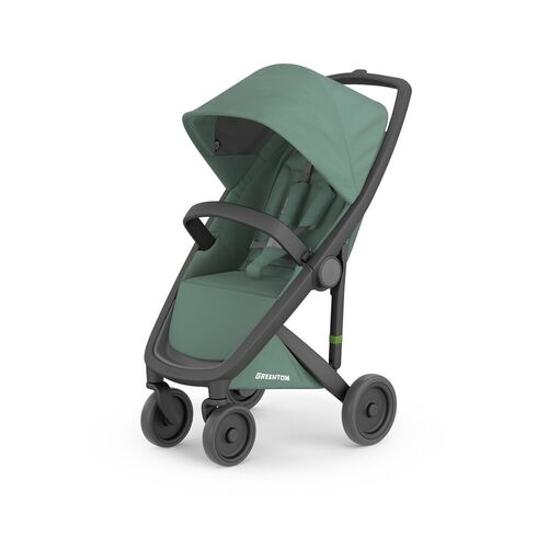 Carucior, Greentom, Classic Upp, 100% Ecologic, Black Sage, Culoare: Verde