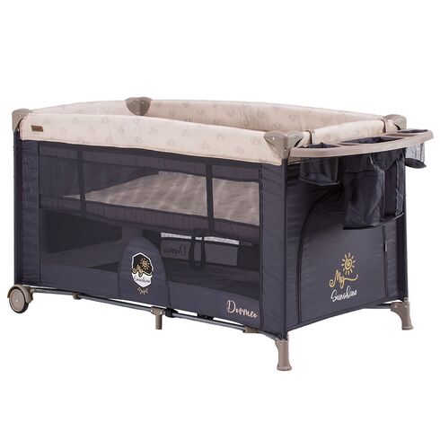 Patut pliabil Chipolino Dorme Vanilla, Culoare: Crem