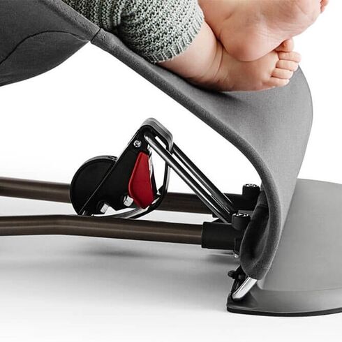 Balansoar BabyBjorn Bliss Anthracite, Mesh, Culoare: Gri,poza 6