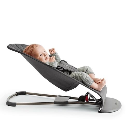 Balansoar BabyBjorn Bliss Anthracite, Mesh, Culoare: Gri,poza 3