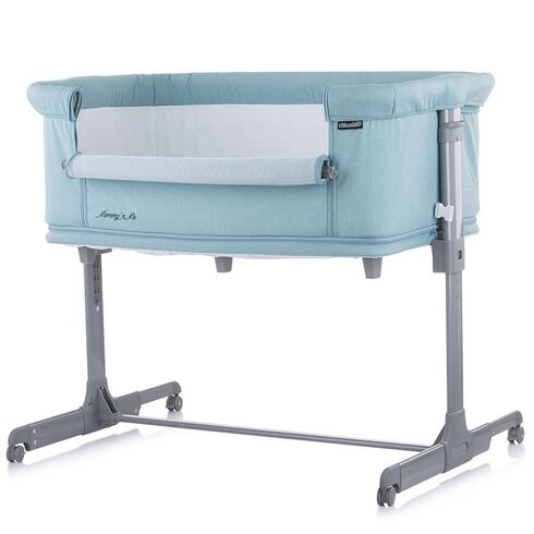 Patut Co-Sleeper si Tarc Chipolino Mommy'n Me Blue Mint, Culoare: Turquoise,poza 5