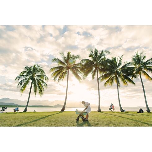 Carucior 2 in 1, Greentom, 100% Ecologic, White Red, Culoare: Rosu,poza 4