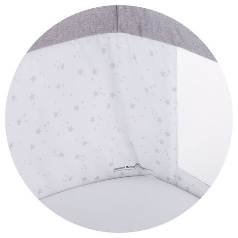 Patut Co-Sleeper Chipolino Amore Mio Asphalt, Culoare: Gri,poza 6