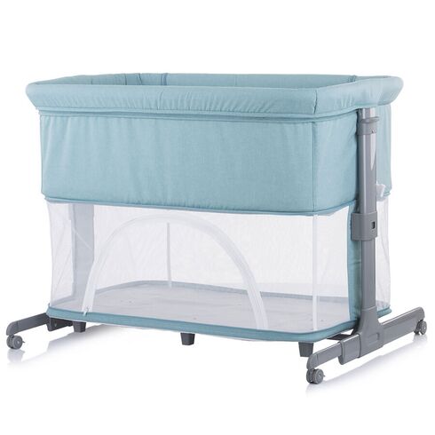 Patut Co-Sleeper si Tarc Chipolino Mommy'n Me Blue Mint, Culoare: Turquoise,poza 3