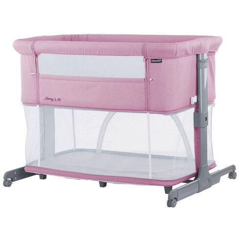Patut Co-Sleeper si Tarc Chipolino Mommy'n Me Pink, Culoare: Roz
