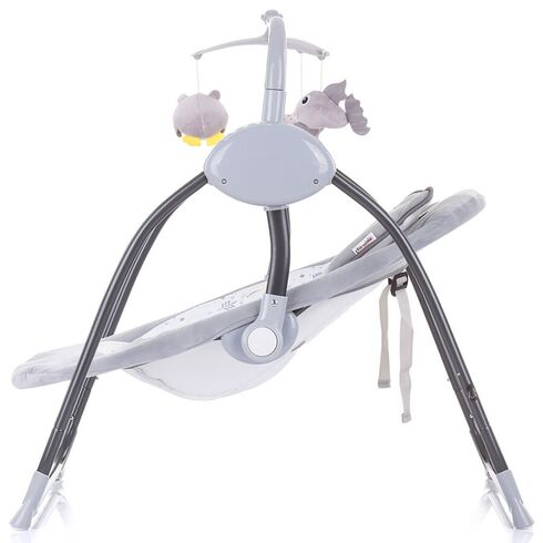 Leagan electric Chipolino Hug Mist, Culoare: Gri,poza 3