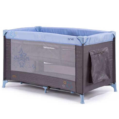 Patut pliabil Chipolino Ariel peony Blue, Culoare: Blue - poza 3 - ExclusivMAG.ro