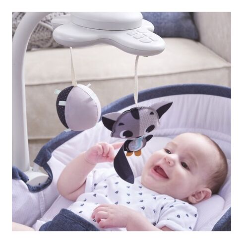 Sezlong 3 in 1 Tiny Love Rocker Napper, 0 luni +, Albastru cu Alb,poza 7