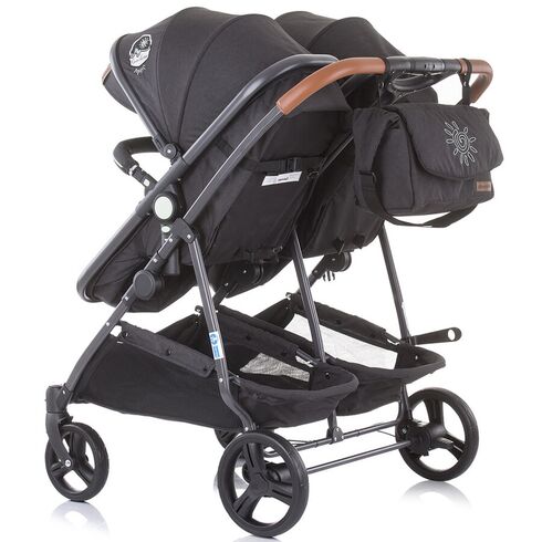 Carucior gemeni Chipolino Duo Smart 3 in 1 mint, Culoare: Turcoaz,poza 11