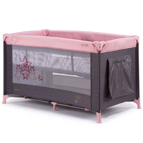 Patut pliabil Chipolino Ariel Peony Pink, Culoare: Roz - poza 3 - ExclusivMAG.ro