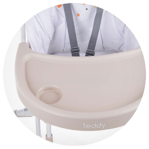 Scaun de masa Chipolino Teddy Latte, Culoare: Crem,poza 6