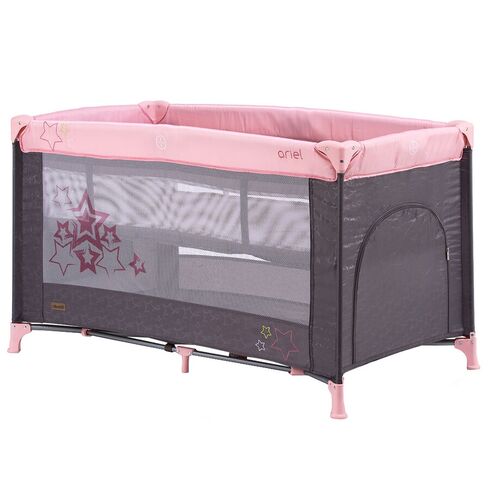 Patut pliabil Chipolino Ariel Peony Pink, Culoare: Roz  - ExclusivMAG.ro