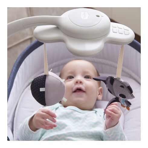 Sezlong 3 in 1 Tiny Love Rocker Napper, 0 luni +, Albastru cu Alb,poza 8