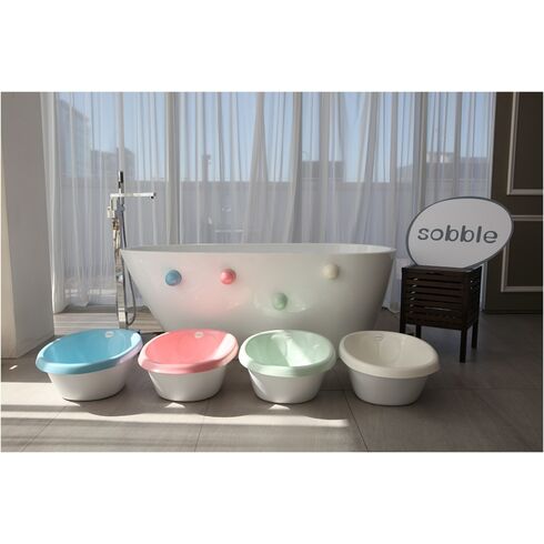 Cadita de baie, Albastru, Sobble, Culoare: Albastru - poza 2 - ExclusivMAG.ro