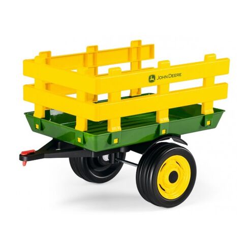 Remorca Peg Perego John Deere, 3 ani+, Verde / Galben  - ExclusivMAG.ro