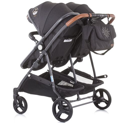 Carucior gemeni Chipolino Duo Smart 3 in 1 mist, Culoare: Gri - poza 11 - ExclusivMAG.ro