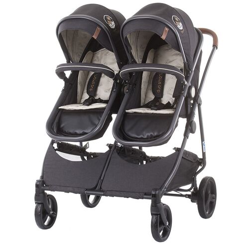 Carucior gemeni Chipolino Duo Smart 3 in 1 vanilla, Culoare: Crem - poza 4 - ExclusivMAG.ro