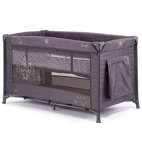 Patut pliabil Chipolino Ariel Asphalt, Culoare: Negru,poza 3