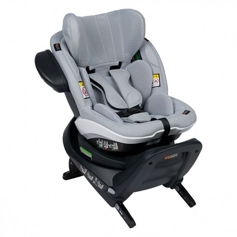 Scaun auto rotativ BeSafe iZi Turn i-Size Peak Mesh, Culoare: Gri deschis, Grupa: 61-105cm (4luni - 4ani) - poza 2 - ExclusivMAG.ro