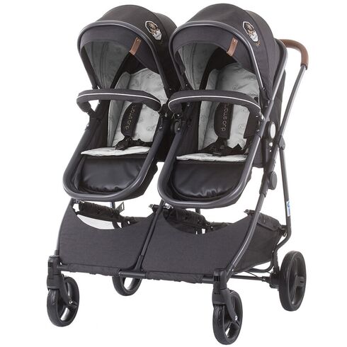 Carucior gemeni Chipolino Duo Smart 3 in 1 mist, Culoare: Gri - poza 4 - ExclusivMAG.ro
