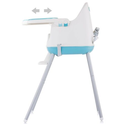 Scaun de masa Chipolino Pudding 3 in 1 Peony Blue, Culoare: Blue,poza 3