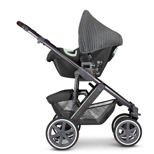 Carucior 3 in 1 Salsa 4 AIR Cornet Starter Set 9 buc ABC Design, Culoare: Gri deschis, Model: 3 in 1 - poza 9 - ExclusivMAG.ro