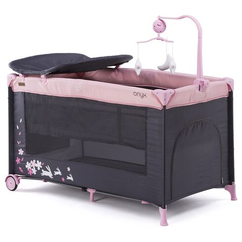 Patut pliabil Chipolino Onyx Peony Pink, Culoare: Roz,poza 3