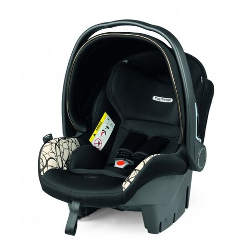 Carucior 3 in 1 Peg Perego Book, Primoviaggio SL, 0 - 22 kg, Graphic Gold, Negru / Bej, Culoare: Crem,poza 6