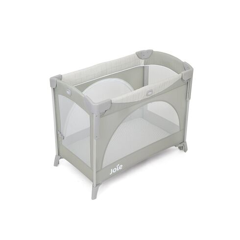 Patut pliant pentru cosleeping Joie Kubbie Wheat, Culoare: Gri deschis, Dimensiuni: 95x65,poza 2  - ExclusivMAG.ro Patut pliant pentru cosleeping Joie Kubbie Wheat, Culoare: Gri deschis, Dimensiuni: 95x65,poza 2