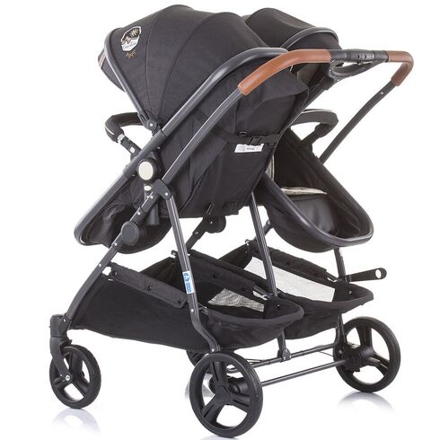 Carucior gemeni Chipolino Duo Smart 3 in 1 vanilla, Culoare: Crem - poza 10 - ExclusivMAG.ro