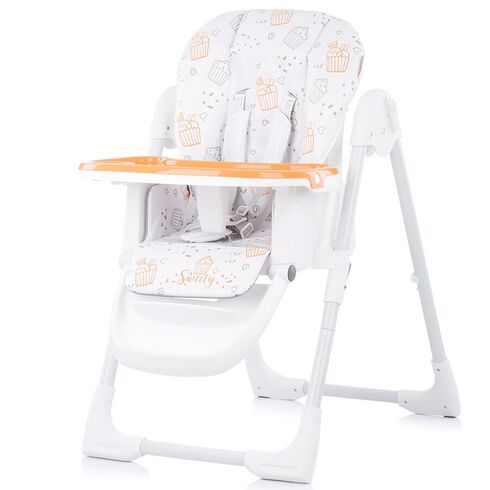 Scaun de masa Chipolino Sweety tangerine, Culoare: Portocaliu,poza 3