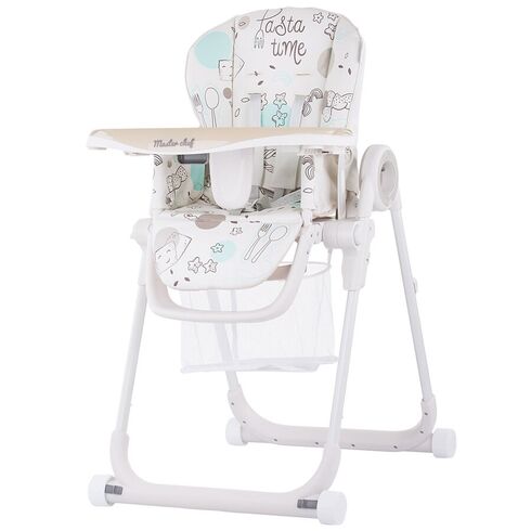 Scaun de masa Chipolino Master Chef latte, Culoare: Crem