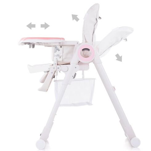 Scaun de masa Chipolino Master Chef peony pink, Culoare: Roz,poza 6