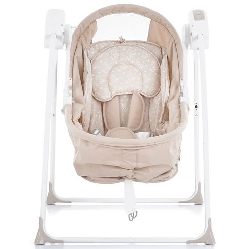 Patut si leagan electric Chipolino Gia latte, Culoare: Crem,poza 3  - ExclusivMAG.ro Patut si leagan electric Chipolino Gia latte, Culoare: Crem,poza 3