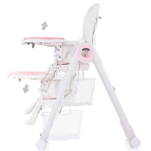 Scaun de masa Chipolino Master Chef peony pink, Culoare: Roz,poza 5