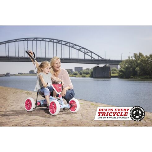 Kart BERG Buzzy Bloom 2 in 1, Culoare: Roz,poza 6