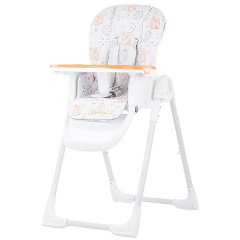 Scaun de masa Chipolino Sweety tangerine, Culoare: Portocaliu,poza 2