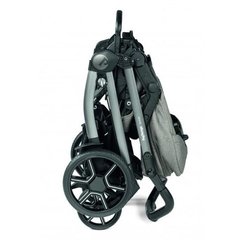 Carucior 3 in 1 Peg Perego Book, Lounge, 0 - 22 kg, City Grey, Gri / Alb, Culoare: Alb/Gri,poza 10