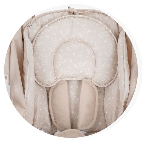 Patut si leagan electric Chipolino Gia latte, Culoare: Crem,poza 7  - ExclusivMAG.ro Patut si leagan electric Chipolino Gia latte, Culoare: Crem,poza 7