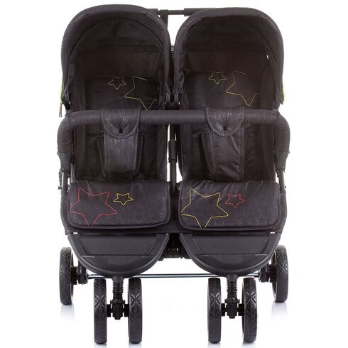 Carucior gemeni Chipolino Maxi Mix carbon, Culoare: Gri/Negru - poza 4 - ExclusivMAG.ro