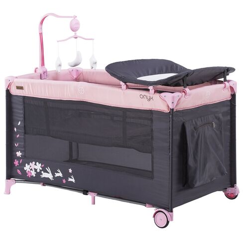 Patut pliabil Chipolino Onyx Peony Pink, Culoare: Roz,poza 2