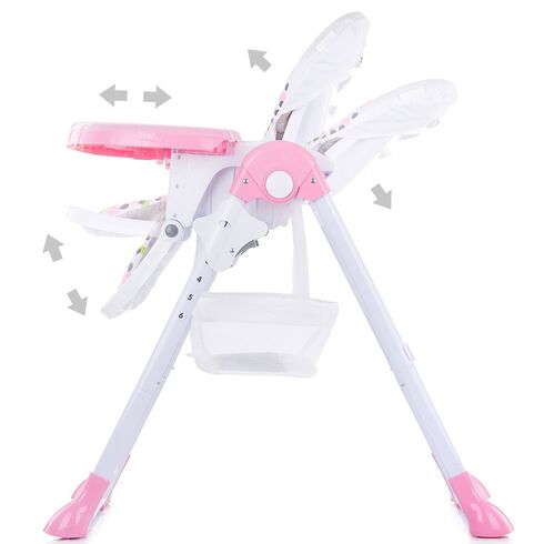 Scaun de masa Chipolino Maxi peony pink, Culoare: Roz,poza 5