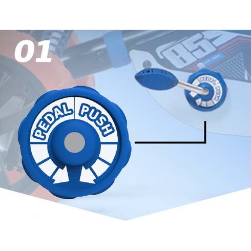 Kart BERG Buzzy Nitro 2 in 1, Culoare: Albastru,poza 5